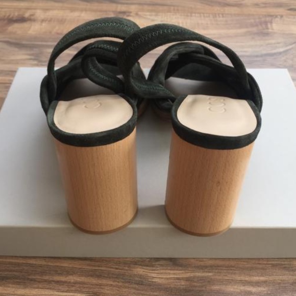 Cos Forest Green Slingback Sandal Heel - Picture 4 of 8